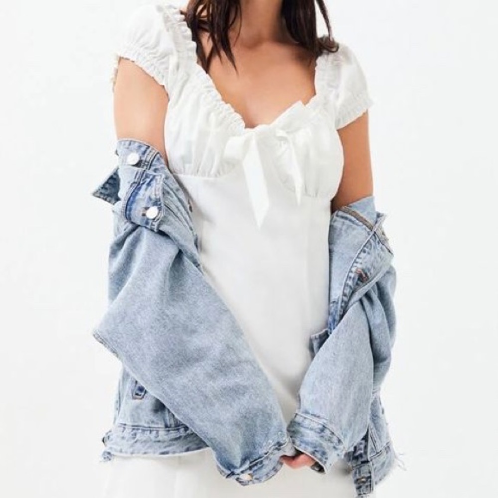PacSun | LA Hearts Bustier Tie Front Dress